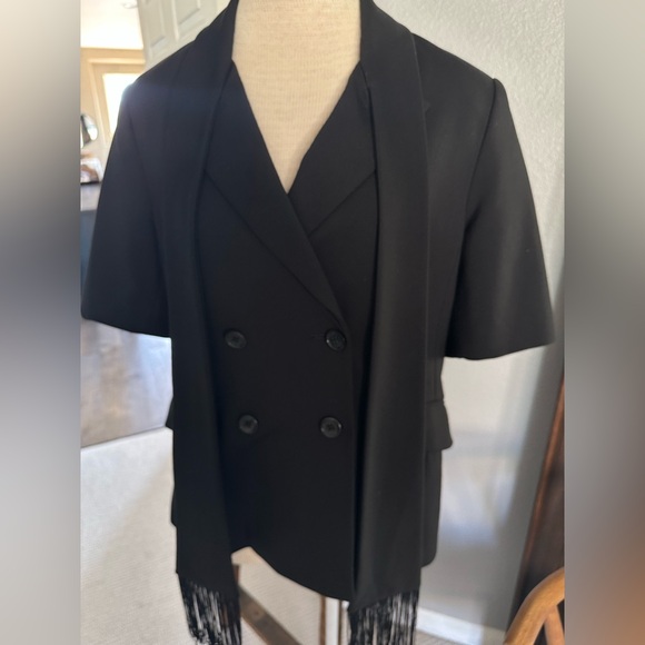 Pink Tartan black jacket, size 10 - Picture 4 of 17